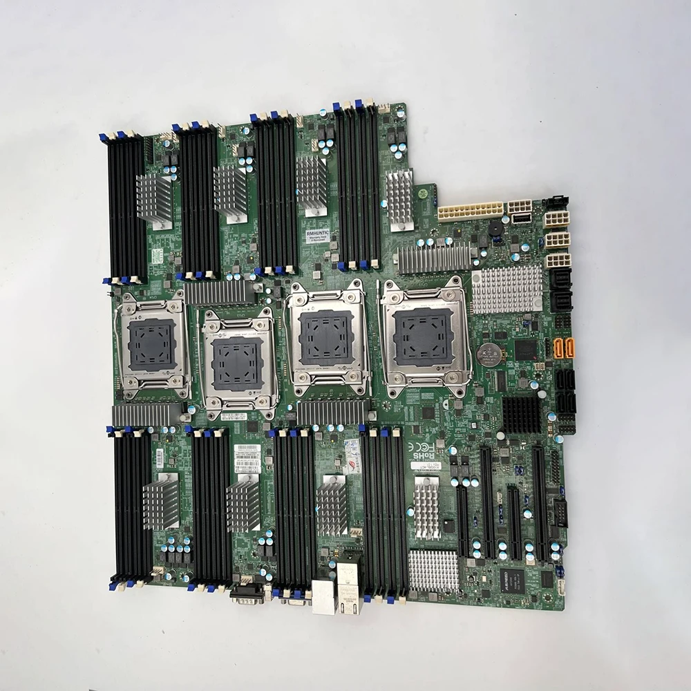 E7-4800 v4/v3 E7-8800 v4/v3 10GBase-T Ports (LGA2011) DDR4 Quad Socket R3 للوحة الأم لخادم Supermicro X10QBL-4CT