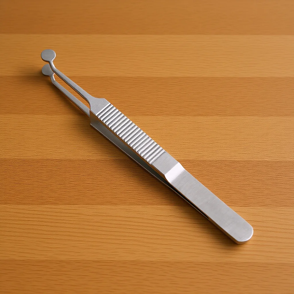 11 سنتيمتر Meibomian الغدة التعبير أداة الفولاذ المقاوم للصدأ ملاقط الجفن للعناية بالعين المهنية الملقط ضاغط تلميح #6