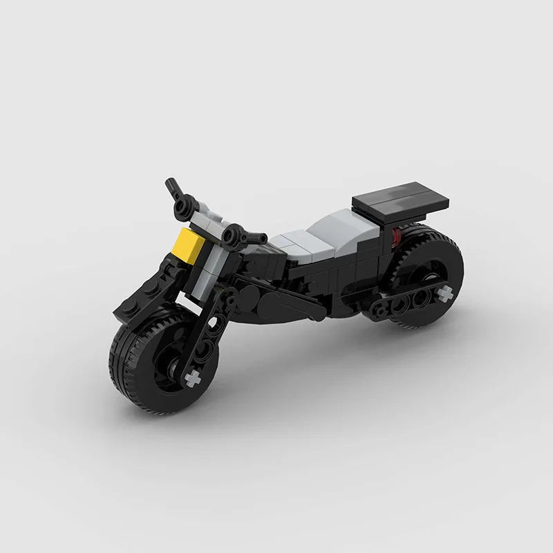 

Compatible with Lego creative motorcycle racing moc puzzle assembly children's building block toys cross-border wholesale