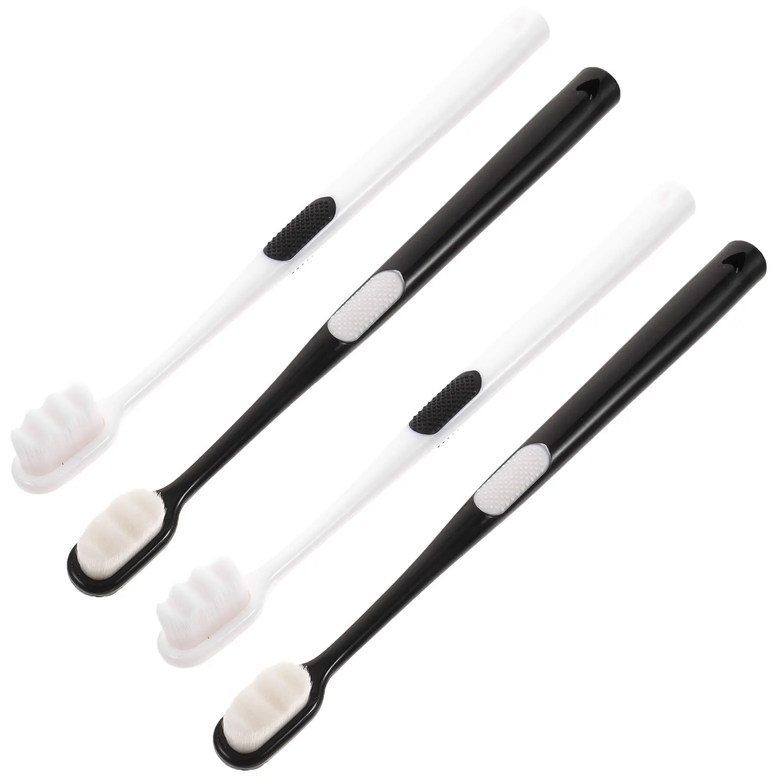 

Набор из 4 зубных щеток с мягкой волнистой щетиной для беременных и рожениц, для бережного ухода за полостью рта, не повреждающий эмаль