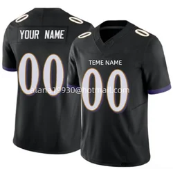 Custom Baltimore #10 Emory Jones #31 Dalvin Cook #4 Zay Flowers #22 Derrick Henry Purple Vapor F.U.S.E. Stitched Jersey