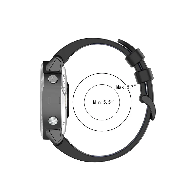 26 20 22mm Sport Silikon Armband Blumenarmband-weinlese für Garmin Fenix 7X 7 7S 6X 6 6S Pro 5X 5 5S 3HR Einfach Fit Schnell Release wirst