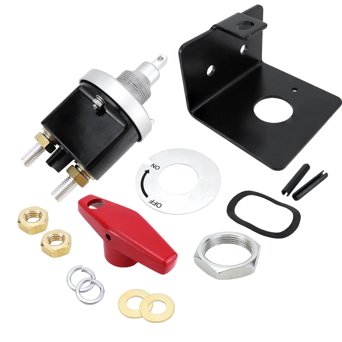 1500A Heavy Duty Batterie Kill Mass Schalter Batterie Schaltung Cutter Trennschalter Isolator Mit Schlüsselloch Für RV Camper Van Lkw Boot – Detail 5