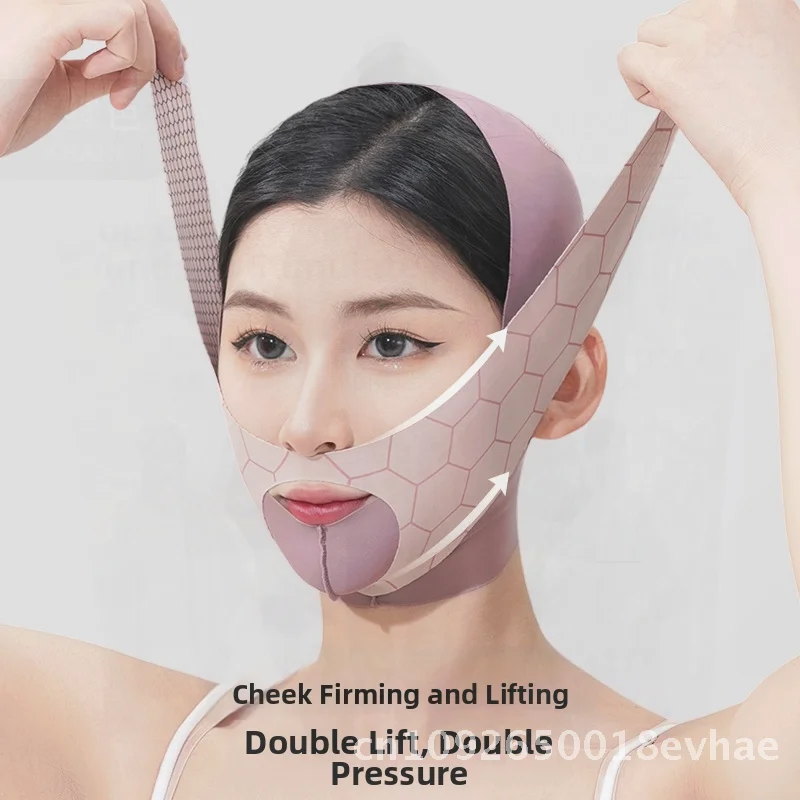 Volgelaatslift Afslankverband Gezichtsliftend en verstevigend masker voor doorzakkende nasolabiale plooien Dubbele kin V-gezichtsartefact