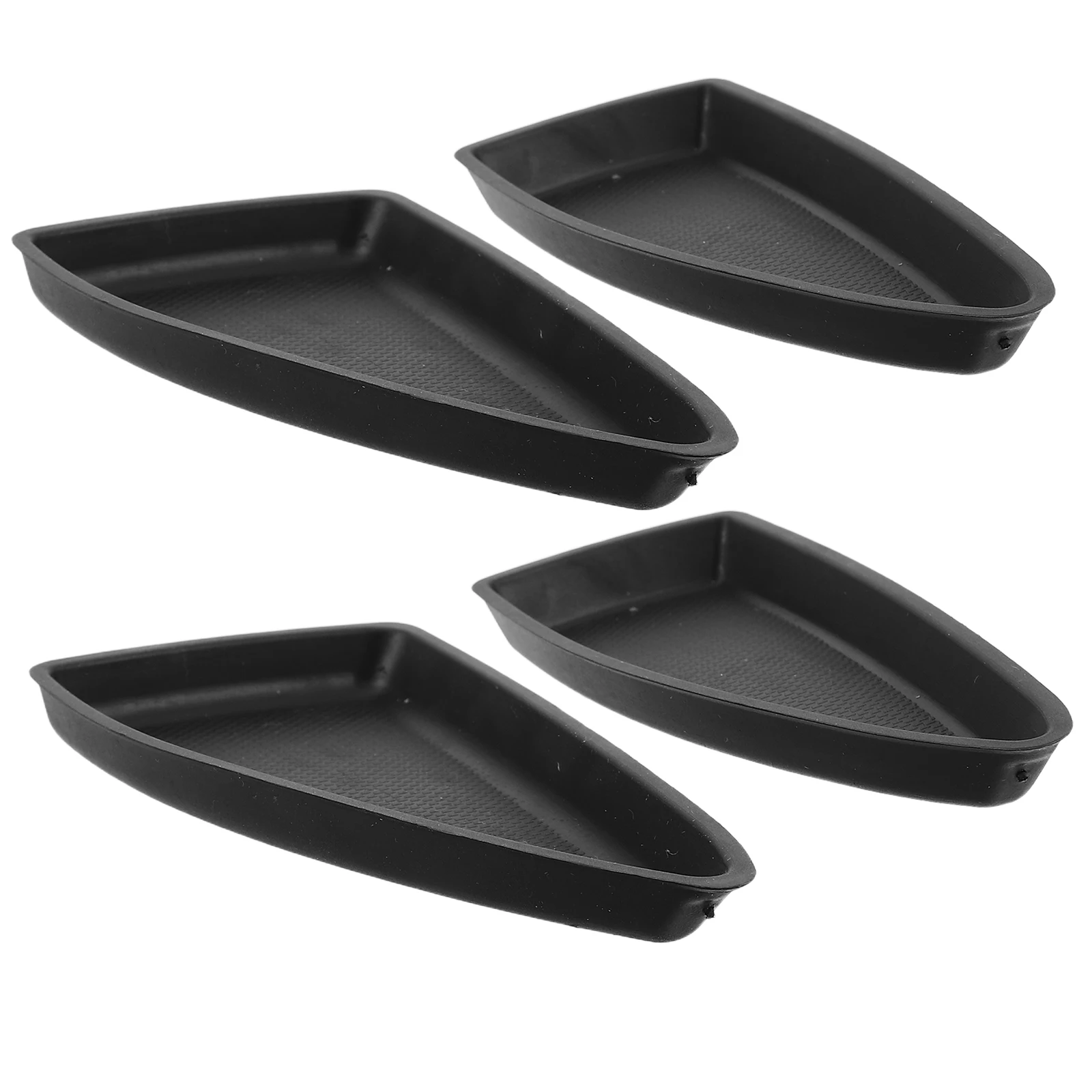 

4pcs Car Door Switch Bezel Cover Front Interior Plastic Cap Automotive Shift Lever Replacement Fits