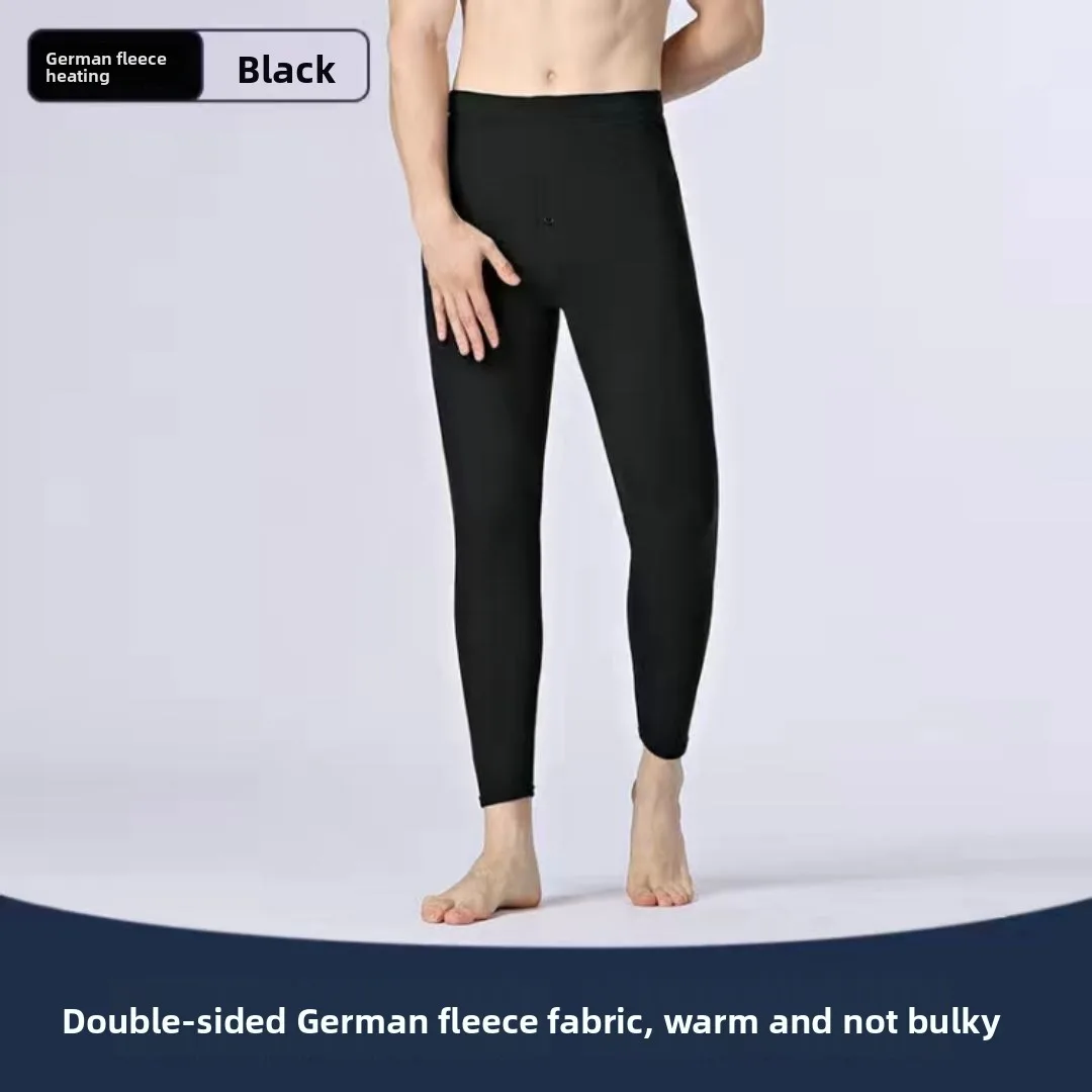 

Мужские хлопковые брюки из утолщенного фланеля, модные теплые повседневные осенне-зимние брюки, деловые повседневные длинные брюки, однотонные