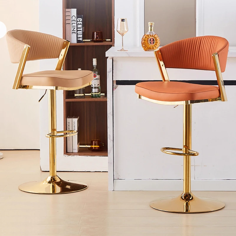

Barber Pedicure Bar Stools Unique Light Luxury Sturdy Ancient Bedrooms Counter Luxury Bar Stools Designer High Muebles Furniture