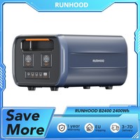 RUNHOOD B2400 2400Wh Balcony Battery Pack for F2400, Smart home backup battery and outdoor mobile power supply