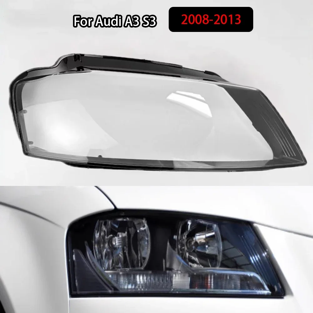 

Для Audi A3 S3 2008-2013 автомобильные аксессуары крышка объектива фары корпус прозрачный абажур из плексигласа