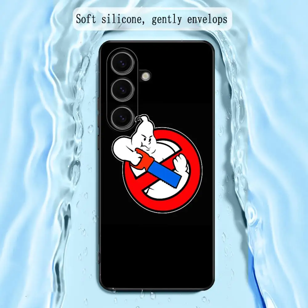 E-Extreme G-Ghostbusters design Phone Case For Samsung Galaxy S25 S24 S23 S22 S21 S20 Plus Ultra Note20 Soft Black