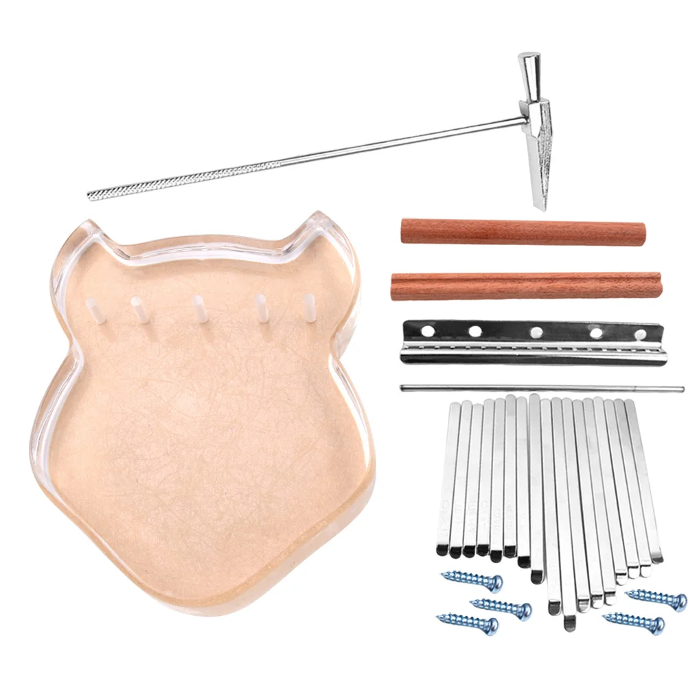 

1 set 17 Keys Kalimba Accessories Thumb Piano Mini Kalimba Finger Crystal for Kids Portable Musical Instrument Beginners Gifts