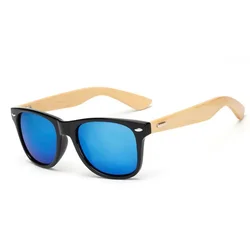 14 Color Wood Sunglasses Men Women Square Bamboo Women For Women Men Mirror Sun Glasses retro de sol masculino 2025 Handmade
