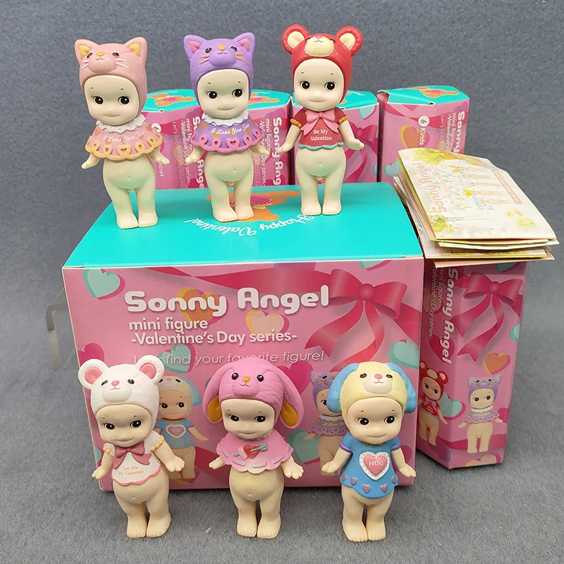 

Boxed 6pcs/set sonny angel Cos series kawaii Action Figures PVC Model ornament decoration Toys doll Christmas gift