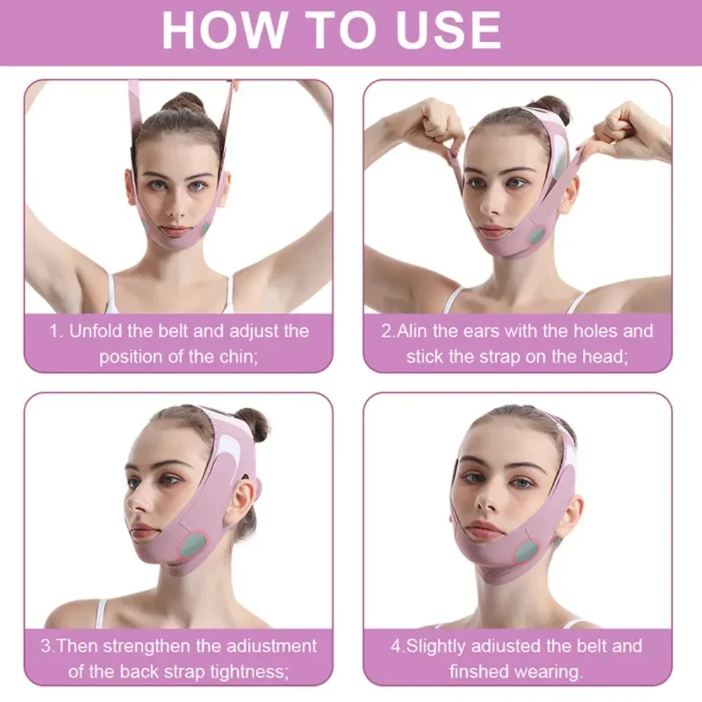 Rosto respirável emagrecimento bandagem v linha rosto shaper queixo bochecha levantar cinto anti rugas massageador facial beleza cuidados com a pele ferramentas