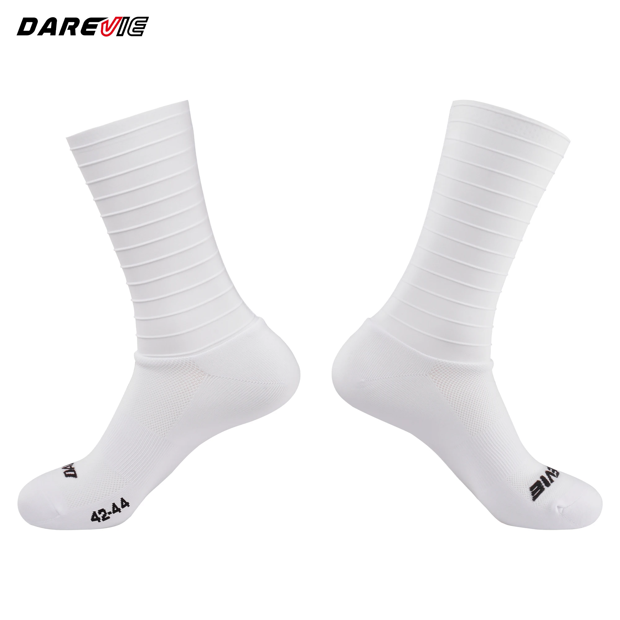 DAREVIE Cycling Socks Aero 2.0 Reduced Wind Resistance Men's Socks High Performance Moisture Wicking Anti Slip Men Cycling Socks