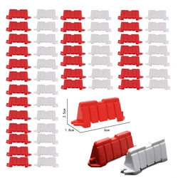 100pcs/200pcs/300pcs RC Car Road Barriers Drifting Race Track Barrier Traffic Barrier Props RC Roadblocks for remote control Car