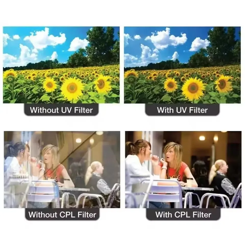 Uniwersalny filtr obiektywu CPL UV FLD Filtr obiektywu 52MM 58MM 67MM do smartfona Iphone Canon Nikon Sony Aparat fotograficzny — zdjęcie produktu 5