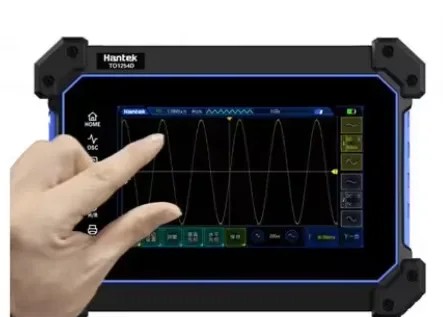 TO1254D 4-channel 250MHz Tablet Oscilloscope, 1GSa/s, 8M Memory, 25MHz AFG, 10000mAh Li-ion Battery,7