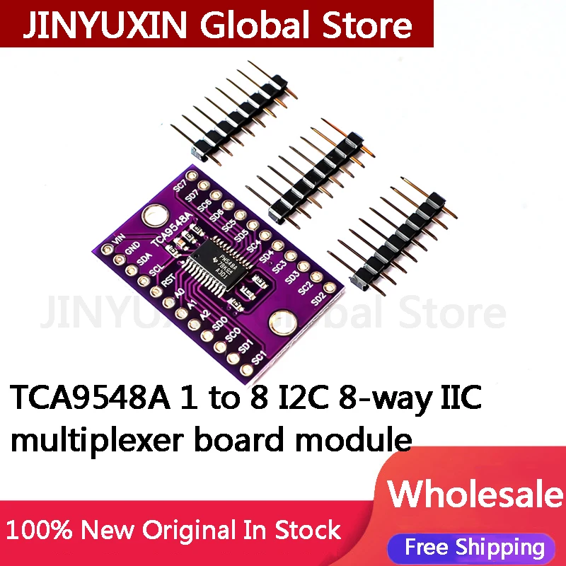 5Pcs TCA9548A 1 to 8 I2C 8-way IIC multi-channel expansion board module development board