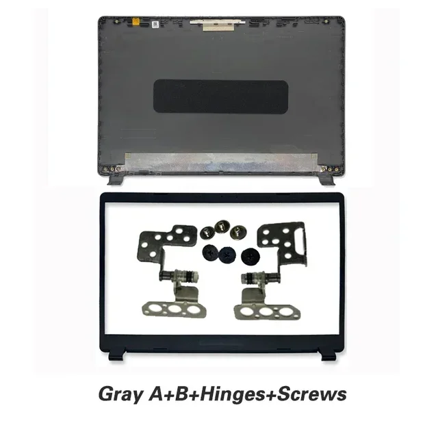 Für Acer Aspire 3 N19C1 A315-42 A315-42G A315-54 A315-54K A315-56 EX215-52 LCD Back Cover Hinten Deckel Lünette Scharniere Top Fall Grau