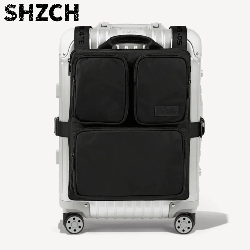 Drawbar Hanging Bag Large Capacity Portable Travel Luggage Storage Organizer for Suitcase Carry On Flight