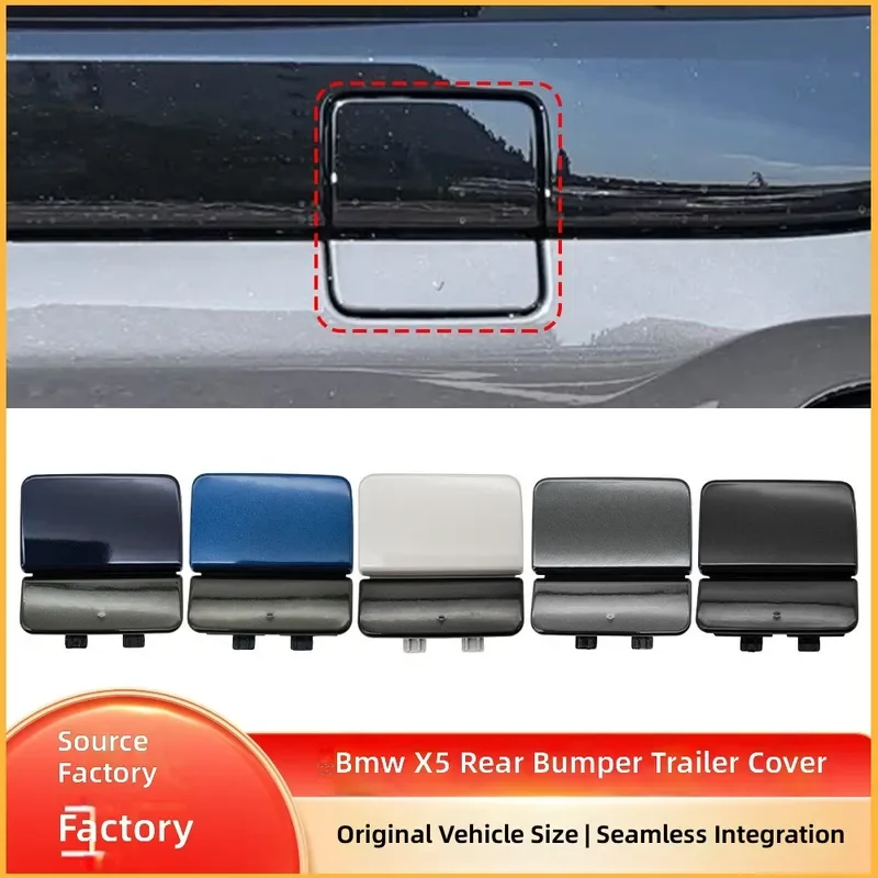 For BMW X5M G05 Rear Bumper Trailer Tow Hook Cover Sport Bar Hole Cap 51128099126
