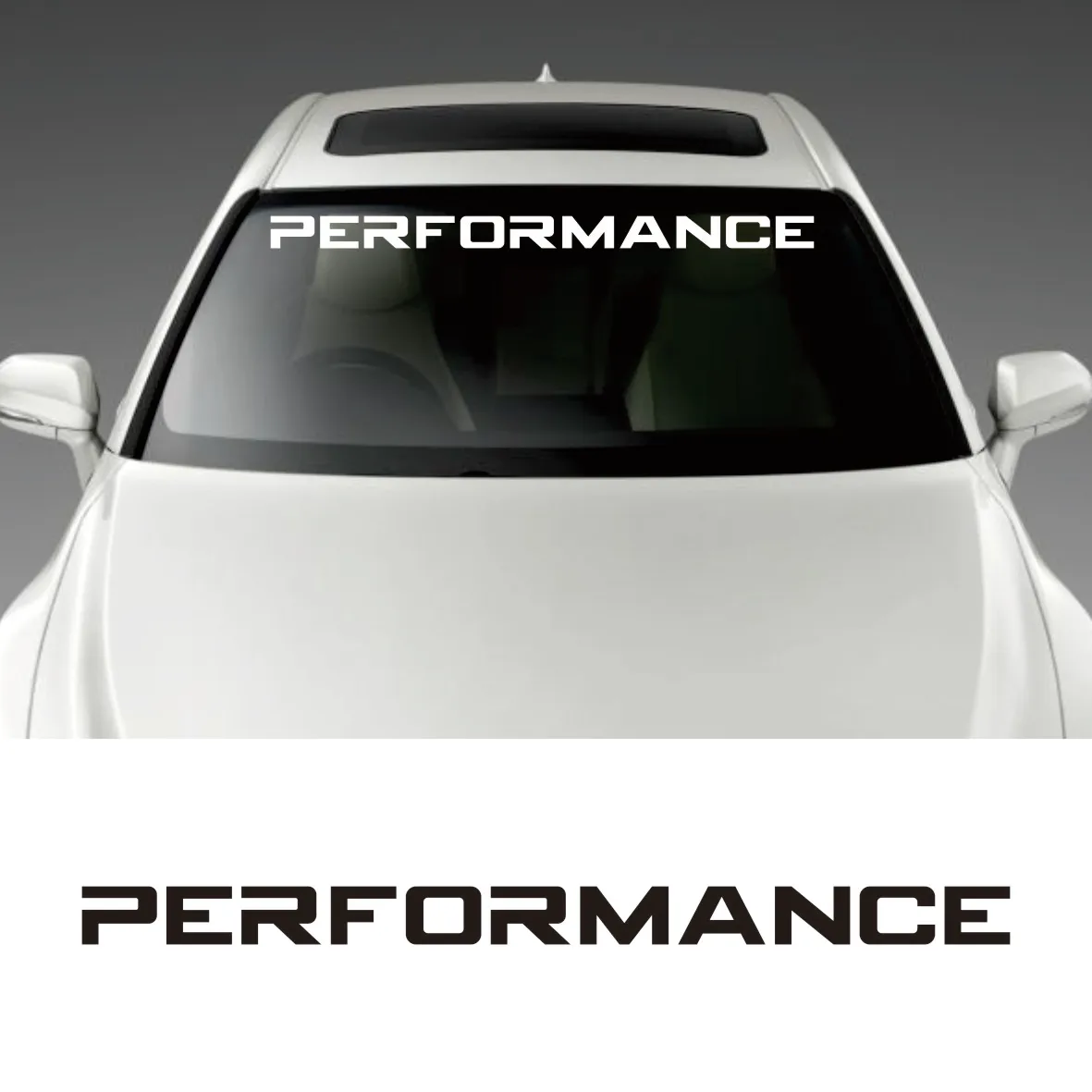 

PERFORMANCE Car Stickers Waterproof Vinyl Material Auto Windshield Body Decals Letter Car Decoration Accessories Stickers