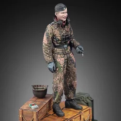 1/35 Scale Resin Figure Model Building Kits N621-1 Military Hobby Miniature Tank Soldier Unassembled & Unpainted Diorama Statue