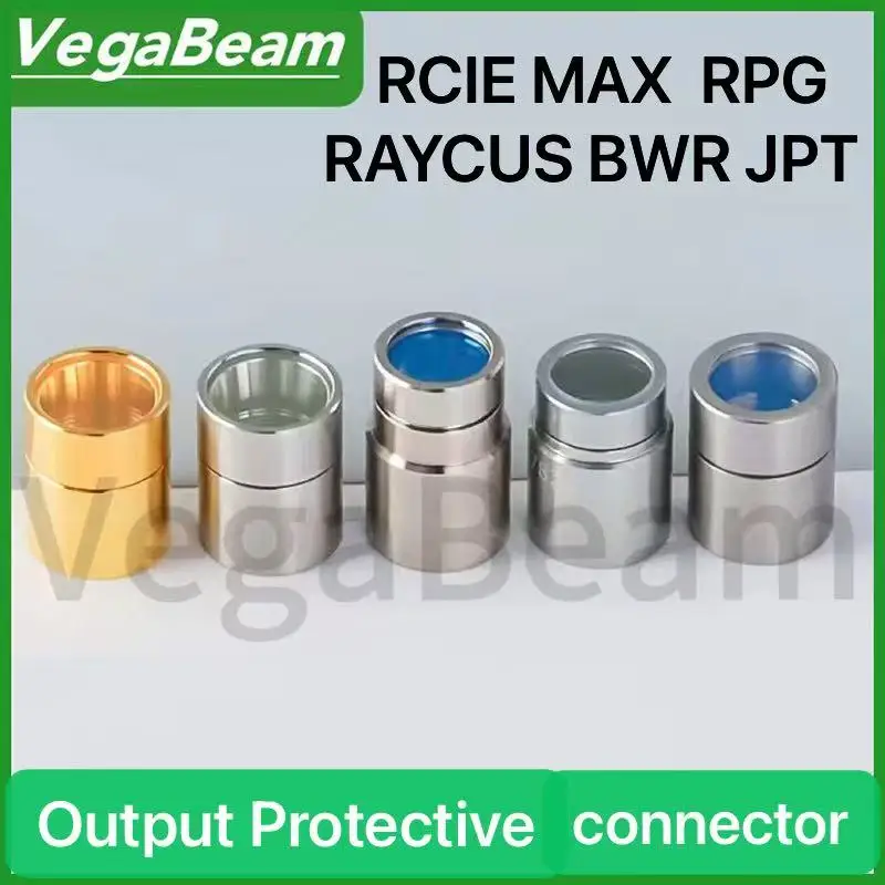

Raycus Output Connector Protective Lens Group QBH Proterctive Windows 4KW 6KW 20KW for Raycus Fiber Laser Cut Head Source Cable