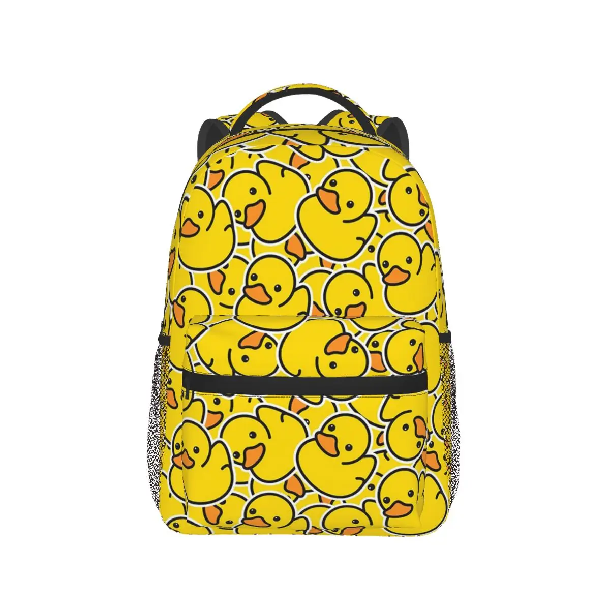 

Желтый классический резиновый рюкзак с уткой, Лидер продаж, рюкзак большой емкости для мальчиков и девочек, школьная сумка, сумки на плечо для мужчин и женщин
