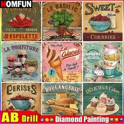 HOMFUN AB Diamond Embroidery DIY Diamond Painting Cross Stitch Kit