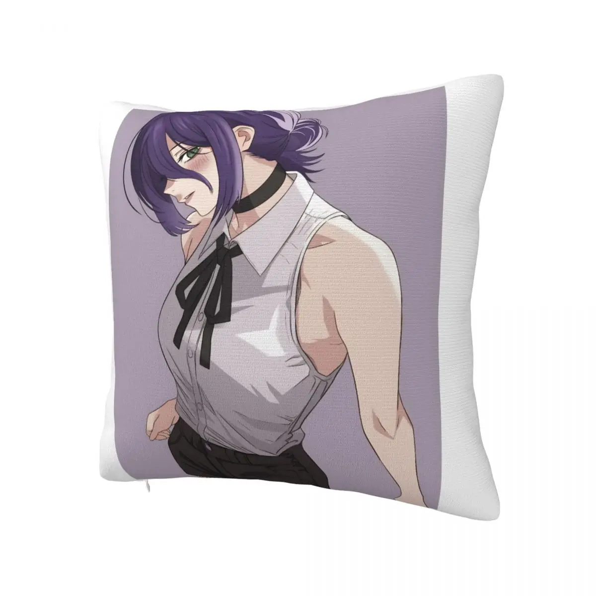Anime Chainsaw Man Reze Pillowcase Soft Polyester Cushion Cover Decoration Throw Pillow Case Cover Car Square 40*40cm