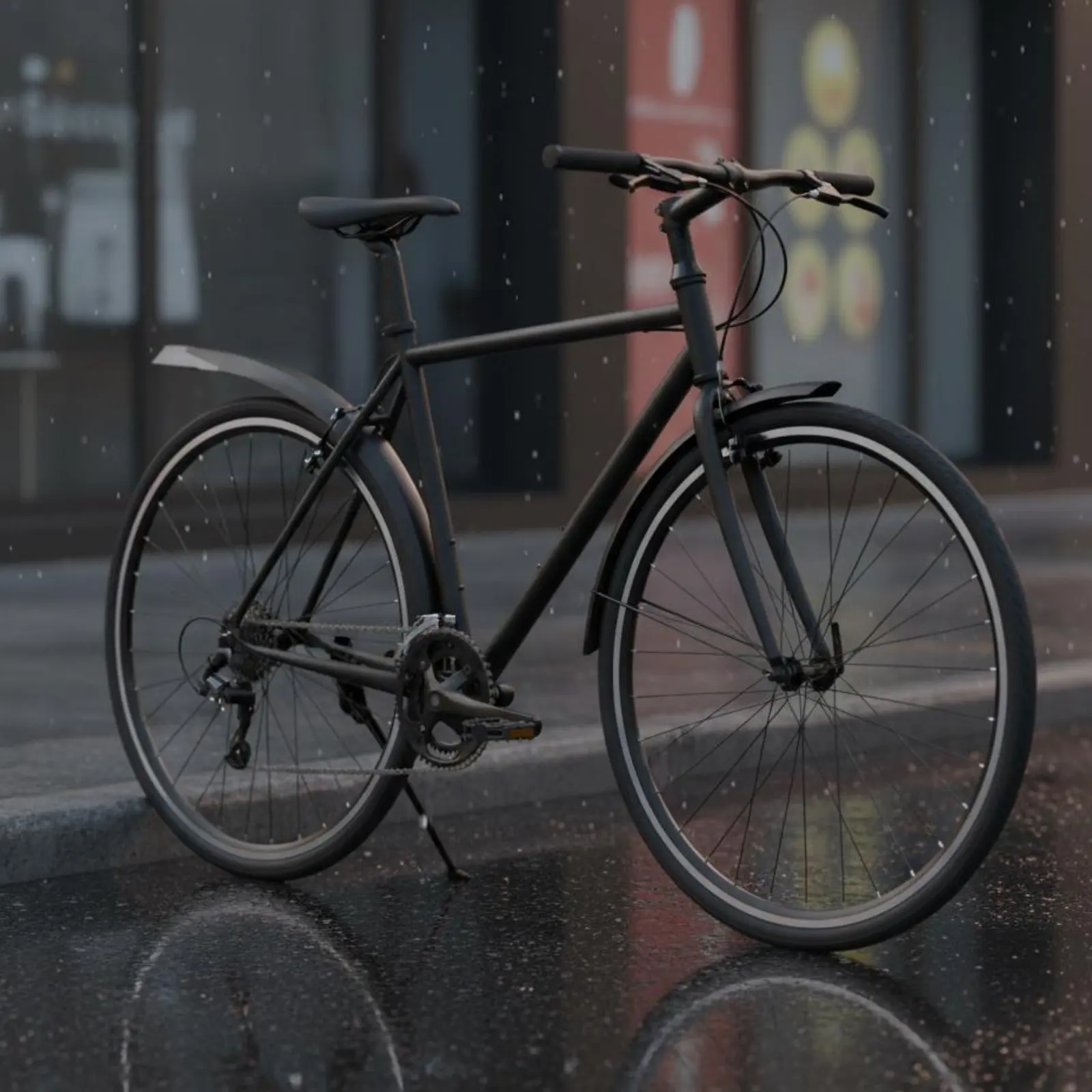 

Mountain Bike Mudguard Adjustable Mountain Bike Fenders Quick Release Mudguard Set Weather-Resistant Protection Cycle Mudguard