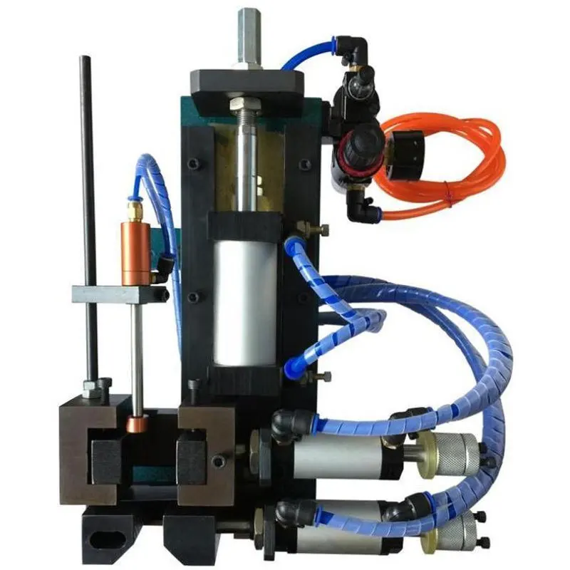 Vertical Thermal Stripping Machine for Multi-Core Wires, Integrated Stripping & Twisting, Computerized Core Wire Stripper