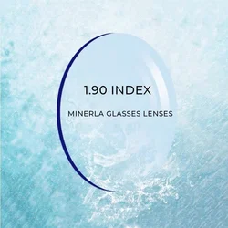 1.90 High Grade Mineral Glasses Super Thin Lenses With Coating  Anti Reflection/Scratch Prescription Optical Great Hardness