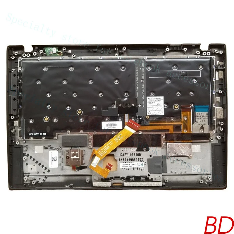 A+ For 2018 Lenovo Thinkpad X1C X1 Carbon 6th Palmrest C Shell Keyboard FPR 01YR537