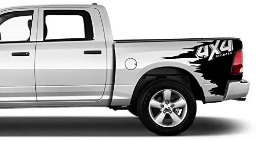 

For Bubbles Designs Decal Sticker Vinyl Racing Stripes Bed Compatible with Dodge Ram 1500 Crew Cab 2009-2018