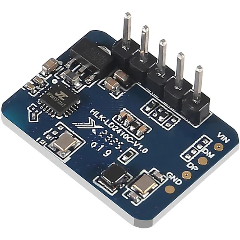 ABNO-LD2410C 인체 감지 존재 레이더 센서 모듈 4Pcs HLK-LD2410 24Ghz 밀리미터 파 비접촉 ISM 밴드 직렬