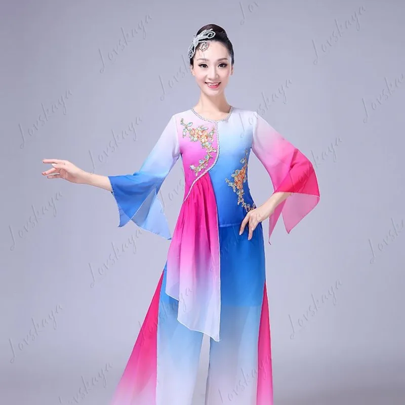 costumes-de-spectacle-de-danse-classique-costumes-de-danse-ethnique-de-style-eventail-costumes-yangge-costumes-d'entrainement-de-style-chinois