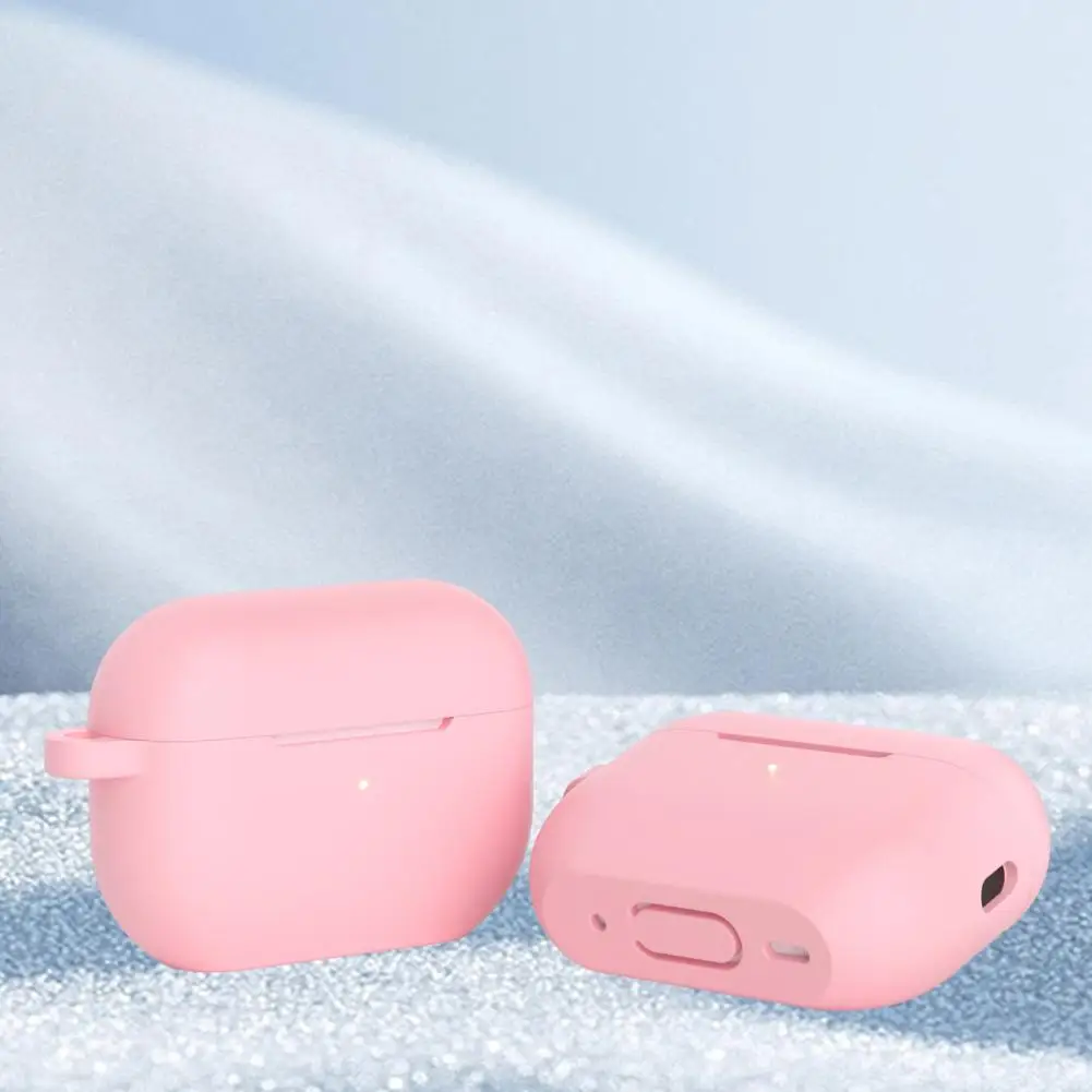 실용적인 올 인클루시브 실리카 젤 이어폰 케이스, 걸이식 구멍 포함, 편리한 휴대