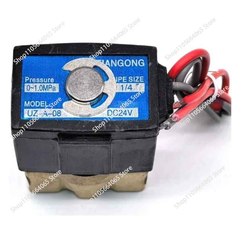 UNI-D UZ-A-08 two position two normally closed direct acting solenoid valve with one inlet and one outlet UNID