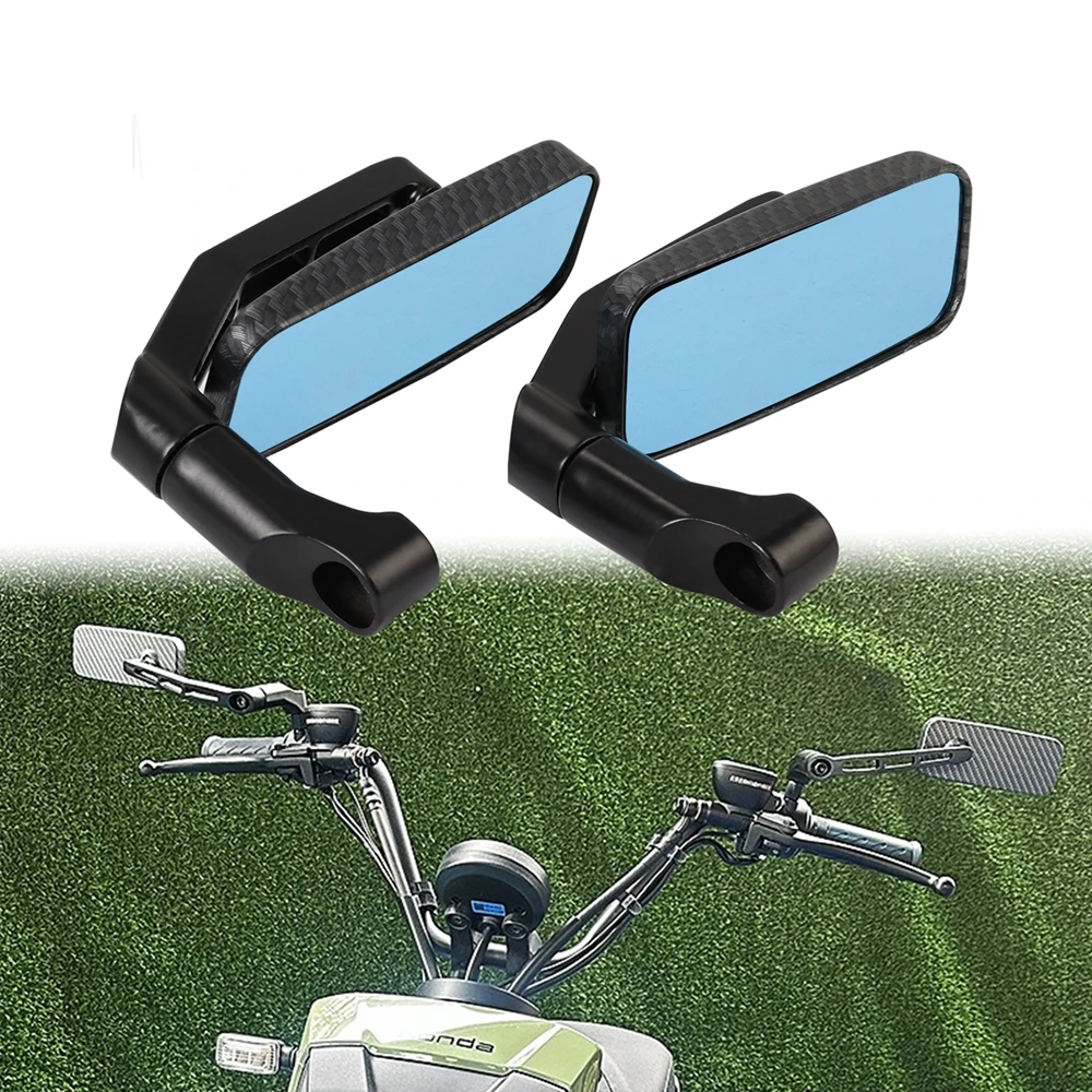 Rearview Side Mirrors Universal Side Motorcycle Back 8Mm 10Mm Convex Mirror ATV For Harley Honda Yamaha Suzuki Kawasaki