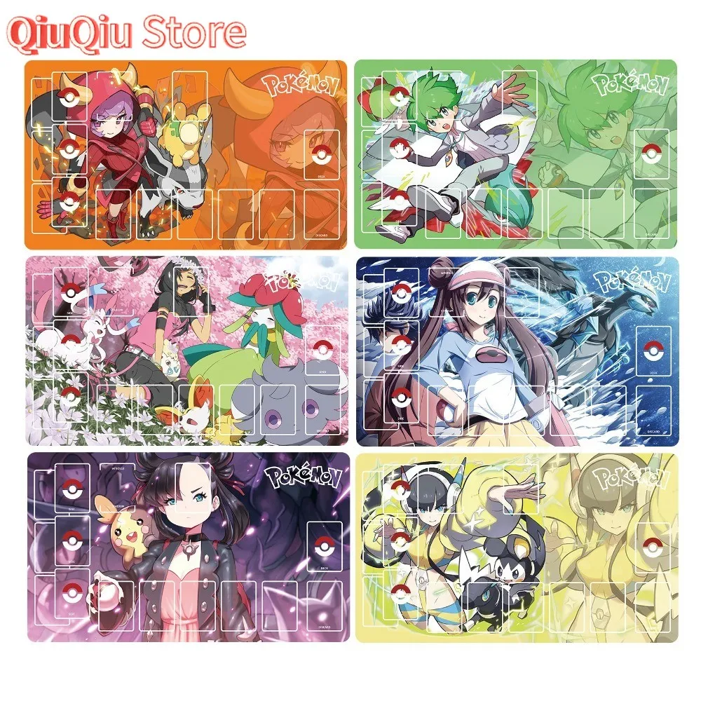 Pokemon Trainer with Oshawott TCG Playmat Gaming Mouse Pad Waterproof Non-slip Desk Mat