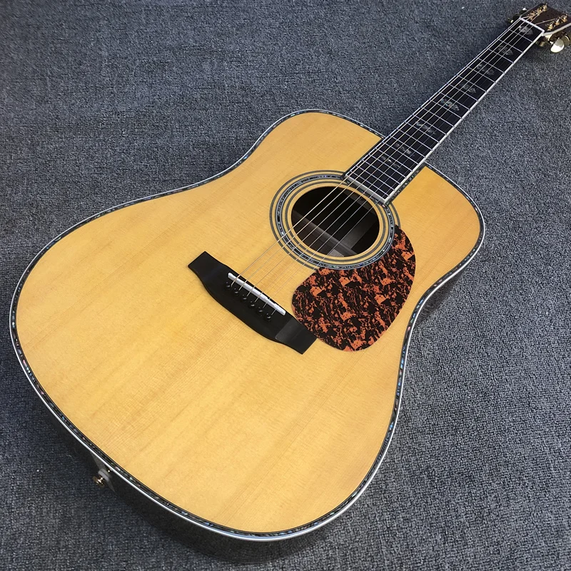 factory custom new solid spruce top acoustic guitar D type 45 model 41