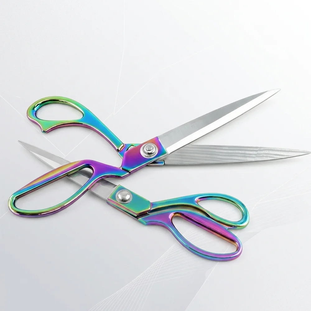 Gunting Jahit Kain Berwarna-wa - Scissors Stainless Craft ulasan dan harga