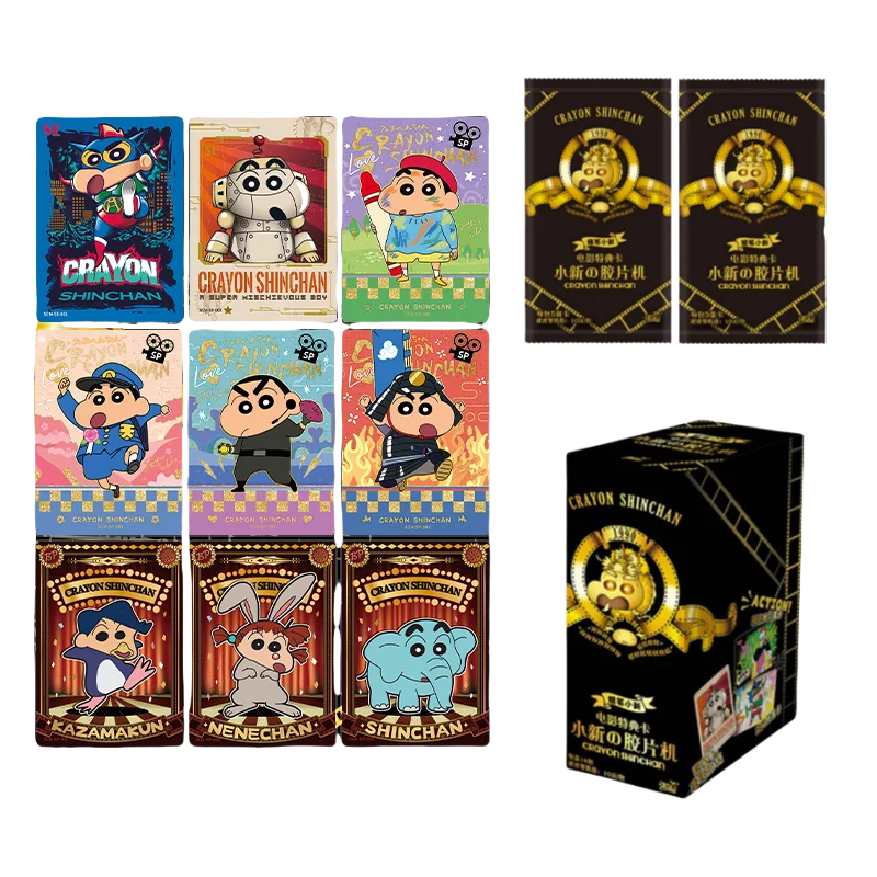 Подлинный карандаш Kayou Shin-Chan, анимационная карта, тематическая серия, игровая коллекционная карта Nohara Shinsuke, периферийная игрушка в подарок, оригинальная коробка