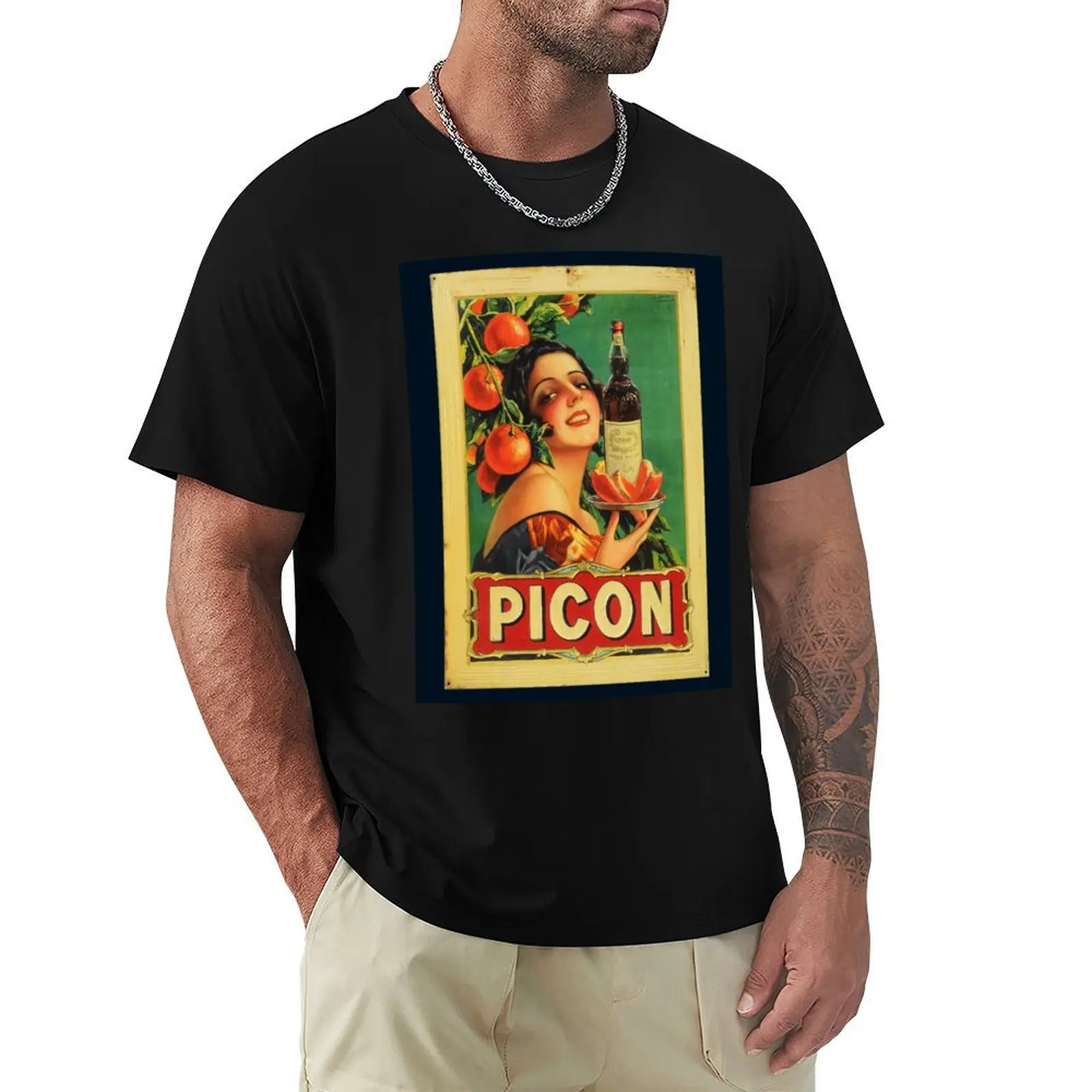 

Picon T-Shirt anime shirt sublime anime figures vintage clothes mens cotton t shirts