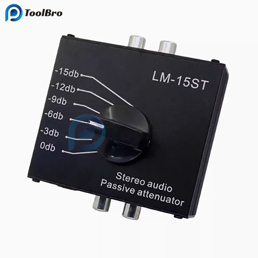 Attenuatore Passivo LM-40 – Regola Volume Da -40dB A -15dB, Ingressi 6.5mm E 3.5mm, In Alluminio - 6