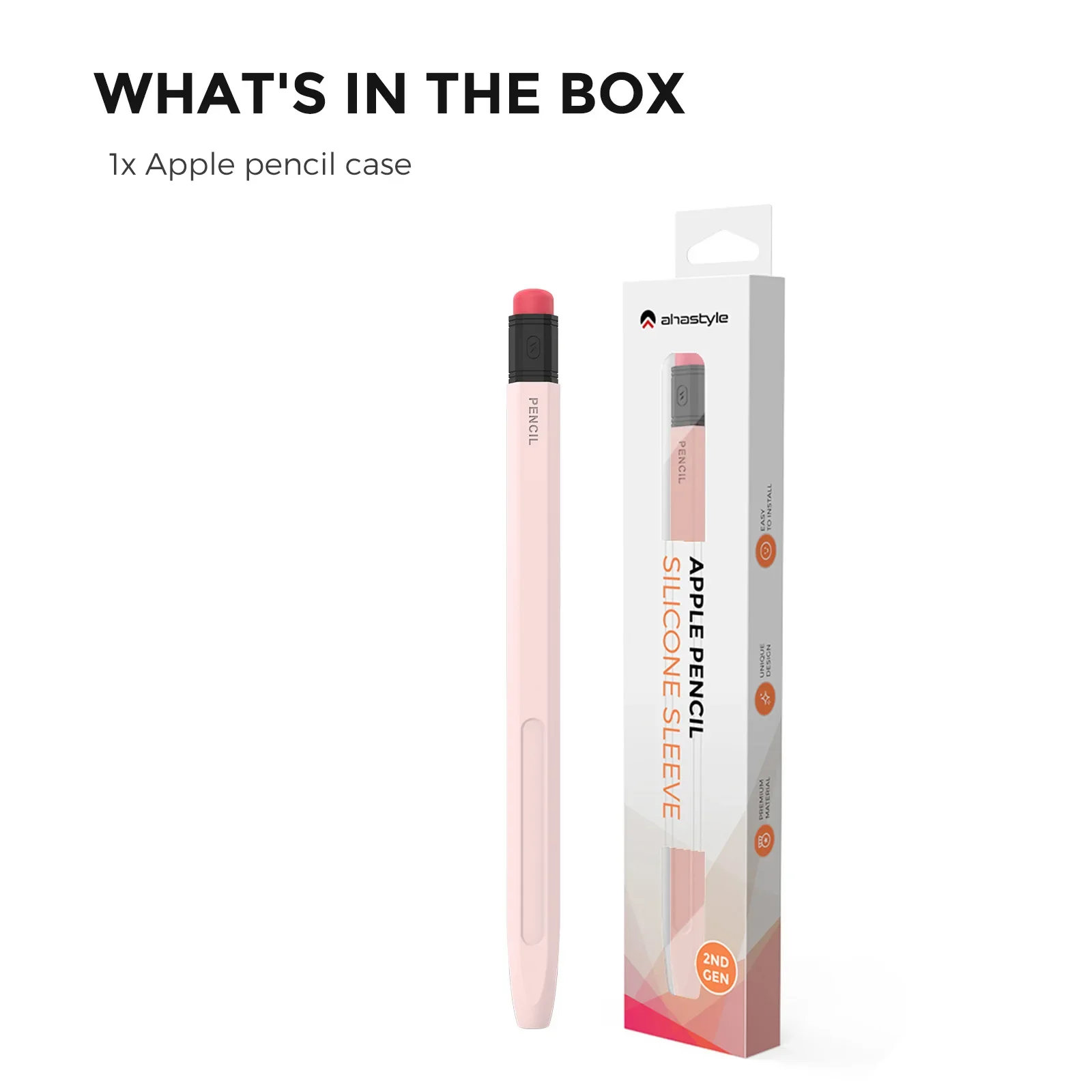 

Чехол для Apple Pencil 2, силиконовый защитный чехол, чехол для iPad Pencil 2-го поколения, кожа для Apple Pencil 2, сенсорный стилус