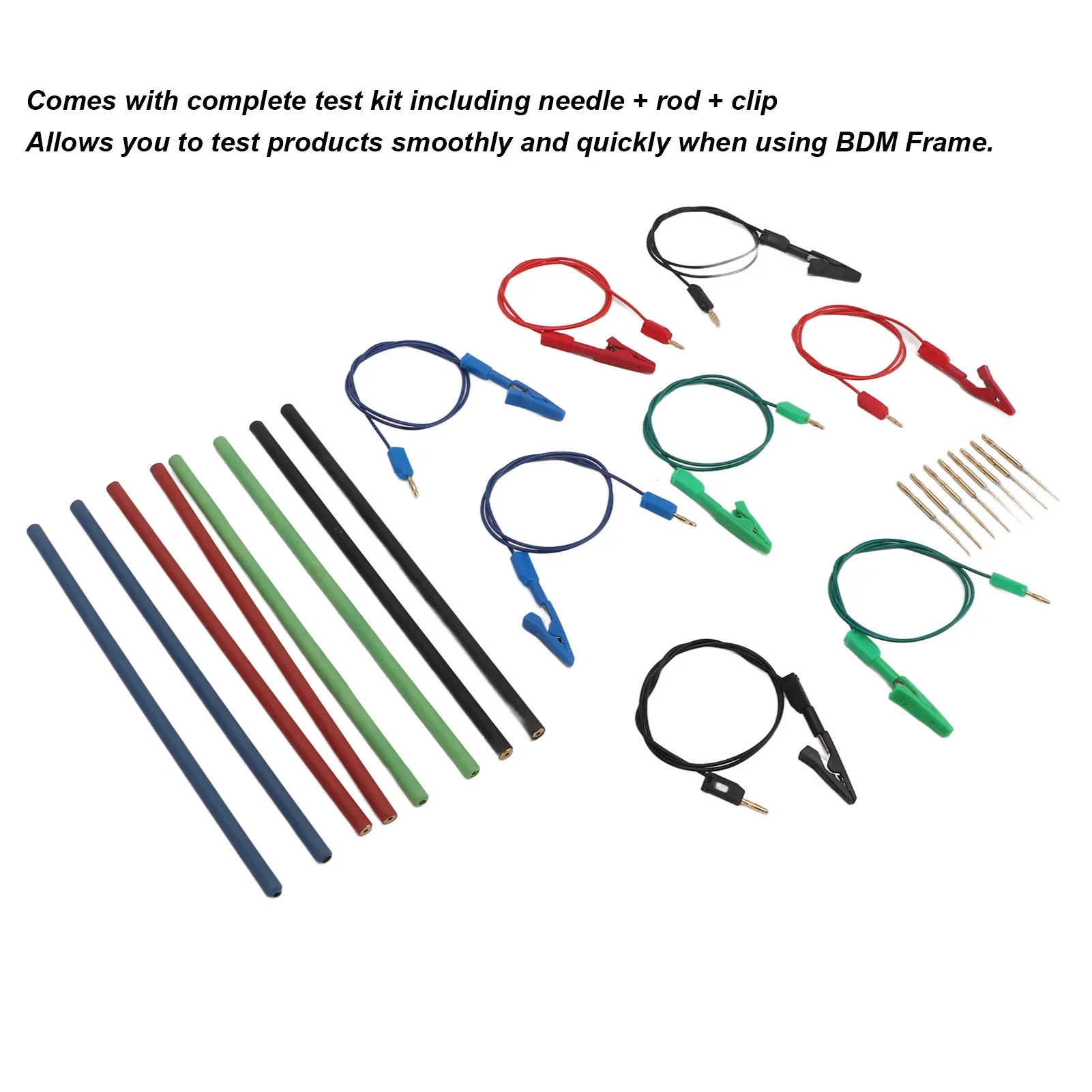 BDM Frame Probes Connection Cables Clips Rods Good Electrical Conductivity Car Diagnostic Test Tools